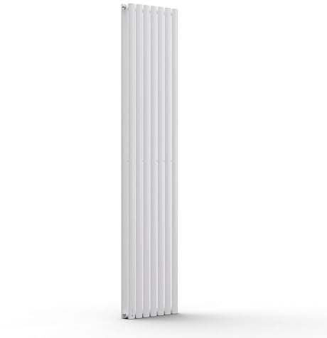 blumfeldt Radiateur Eau Chaude Design, Radiateur Vertical Eau Chaude pour Chauffage Maison, Faible Conso d'Energie, Silencieux, Chauffage Mural 1435W pour Salle de Bains, Seche Serviette Eau Chaude