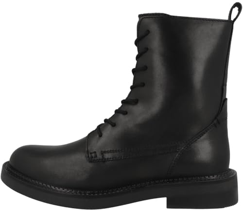 Geox Women's D Serilda G Ankle Boot, Black, 39.5 EU