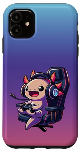 Gamesolotl lustiges Axolotl Wortspiel für Gamer Hülle für iPhone 11