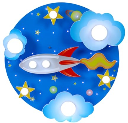 XUEMANSHOP LED Deckenleuchte, Flugzeug Deckenlampe dimmbar mit Fernbedienung, Modern Kinderzimmer lampe decke Junge für Kinderzimmer, Babyzimmer, Schlafzimmer