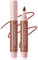 Lip Stain Marker Pen-1Pcs Nude Brown Hydrating Lip Stain Liquid Lip Liner Pencil, Long Lasting Waterproof Smudge-proof Natural Matte Finish, Precise Chisel Tip Smooth, Lip Makeup Gift for Women-02