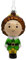 Hallmark Buddy The Elf Weihnachtsschmuck aus geblasenem Glas