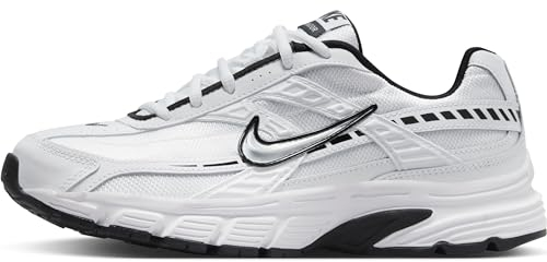 NIKE Damen Initiator Sneaker, White/Metallic Silver/White/Bl, 37.5 EU