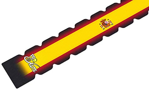 Protector Pala de Padel | Bandera Suecia | Sweden | Modelo Dentado | Autoadhesivo | Evita Golpes y Rayaduras, Tecnología de Absorción de Impactos | Medidas 36,2cm x 5,3cm x 0,6cm | Pro Elite |