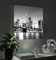 MyMaxxi - Pixlip Poster New York bei Nacht Wandbild Design Wand Dekoration, Foto schwarz weiß Leuchtrahmen - Skyline, 120x84 cm, Rahmen: Leuchtrahmen inkl. Druck