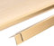 sourcing map 3Pcs Wall Corner Protector, 90cm (L) x2cm (W) Self-Adhesive Corner Guards, Aluminum Alloy Peel and Stick Edge Protector Molding Trim for Wall Door, Gold Tone