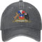 BDJYHACP Baseballkappe Snapback Sonnenhut individuelle Baumwoll-Baseballkappe für Männer und Frauen atmungsaktive Outdoor-Papa-Mütze Chile-Schild Geburtstagsgeschenk für Männer und Frauen