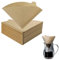 Filtri Caffè Americano V60 02, Carta Filtro Naturale per 1-4 Tazze, 100 Pezzi