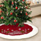 Plüsch Weihnachtsbaum Rock Rund Weihnachtsbaumdecke, Weiß Christbaumständer Tannenbaum Decke Weihnachtsdekoration, Weihnachtsbaum Röcke Ornaments Für Weihnachten Party Dekorationen (Stil E - 120cm)