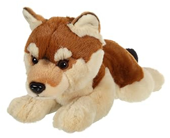 Gipsy Toys – Plüschtier Wolf Verbreiterung Braun & Beige – 25 cm