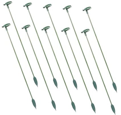 Gogogmee 12 Stücke Orchidee-pflanzenstecker Gartenstecker Pflanzenstützstangen für Topfblumen Einzelstammhalter