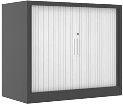 Aktenschrank mit Schiebetüren, Metall, für Büroaufbewahrung (D 760 x 900 mm)