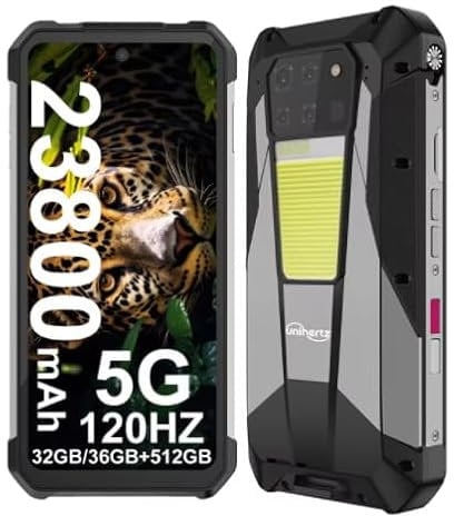 LZLYXZQ 8849 Tank 3 Pro 5G Proyector Teléfono 32GB RAM 512GB ROM Teléfono celular 23800mAh 120W Cargador rápido 200MP Cámara Dual Sim