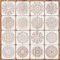16 Stück Mandala Schablonen,20X20cm Mandala Schablonen Mandala Dot Malerei Vorlagen Schablone für DIY Malerei Kunst dekoratives Scrapbook Ornamente