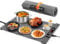 AUTOPkio Bandeja Calefactora Eléctrico, Calentar Alimentos Calienta Platos 300W 5 Temperatura & 4 Temporizadores Auto-Apago, Cerradura Niños para Buffets, Fiesta, Descongelado, Hogar