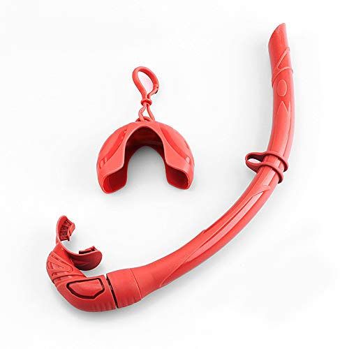 Roll Up Snorkel - Silicone Foldable Snorkels With Storage Case, Snorkel For Diving Fishing And Underwater Hockey Or Snorkeling