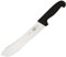 Victorinox Fibrox Cuchillo de carnicero, cuchillo largo para trocear grandes piezas de carne, 25 cm, hoja curva, afilado, acero inoxidable, negro