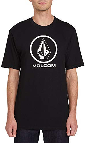 Volcom Herren Crisp Stone Short Sleeve Tee T-Shirt, Schwarz, L