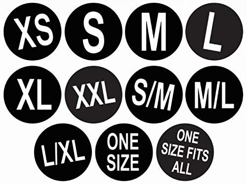 Price stickers 13mm größe aufkleber, l/xl, schwarz, 100