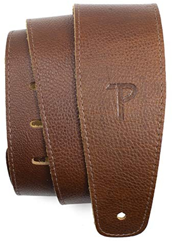 Perri's Leathers Ltd. - Gitarrengurt - Sattelleder - Einstellbar - Für Akustik-/Bass-/Elektrogitarren - Hergestellt in Kanada (P25SDL-7172)
