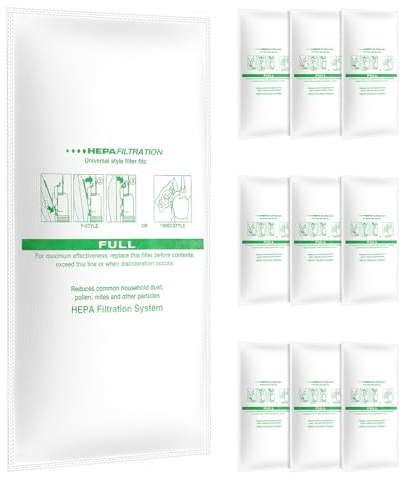 10 Pack 204814 Micron Magic HEPA Filter Plus Bags Compatible with Kirby Vacuums 205811 - Models G4, G5, G6, Ultimate G Series, Diamond Edition, Sentria, Sentria II, Avalir, Avalir II