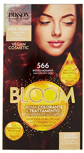 Dikson Muster Dikson Bloom Crema Color 566 Rojo Caoba, Rosso, Estandar