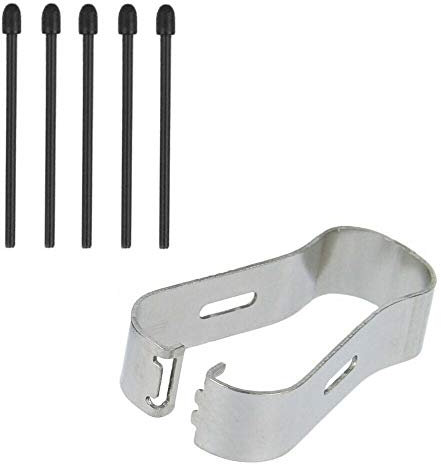 OnlyTech - Lot de 5 Pointes de Stylet S-Pen de Rechange compatibles avec Les Samsung Galaxy Note 3, Note 4 et Note 5 - Noir