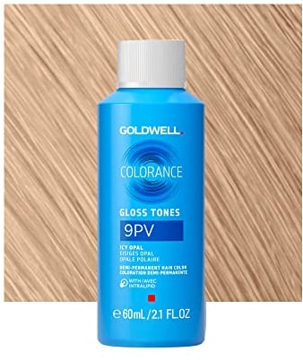 9PV Goldwell Colorance Gloss Tones Cool Blonde Icy Opal 60 ml – Coloración semipermanente