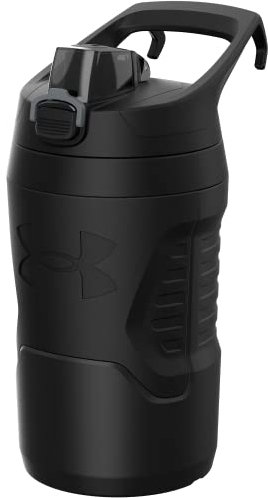Under Armour Botellas de agua aisladas de 32 onzas, jarra de agua deportiva con asa, gancho de cerca, resistente a fugas para béisbol, fútbol y más, botellas de agua de 32 onzas, botella de agua