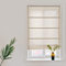 Yaland - Tenda a pacchetto per finestra, opaca, con chiusura in velcro, stile rustico, 50 x 140 cm, colore: sabbia