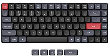 Keychron K3 Pro Ultra-Slim QMK/VIA Wireless Custom Mechanical Keyboard, Programmable Macro 75% Layout White Backlight with Low-Profile Gateron Brown Switch PBT keycaps for Mac Windows Linux