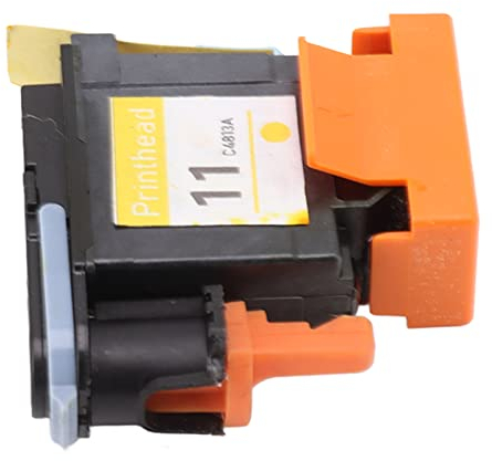 Zerodis Drucker-Druckkopf, Gelbe Farbe, Langlebiges ABS, Farbecht, Rostfrei, Druckkopf für HP Designjet 100 110 111 500 510 800 813