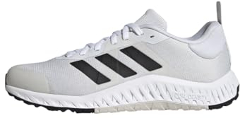 adidas Damen Everyset Trainer Shoes Gymnastik-und Trainingsschuhe, Cloud White/Core Black/Grey One, 40 EU