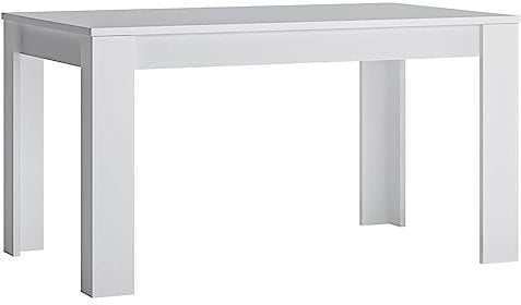 Lomadox Esstisch Ausziehtisch 140-180cm in weiß, B/H/T ca. 140/76,6/85 cm