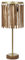 Beliani Tischlampe Mango-Holz dunkelbraun 1-flammig Wasserfall-Optik handgemacht Sabari