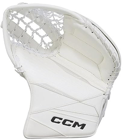CCM AXIS 2.9 Eishockey Torwarthandschuh Catcher Senior, Weiß/Weiß/Weiß/Weiß, Regular