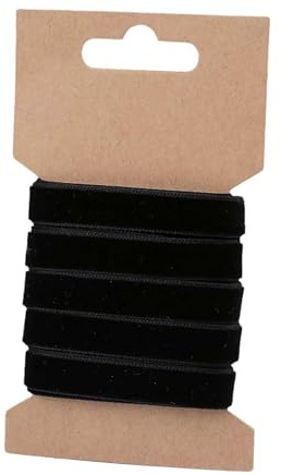 Samtband Zierband 3m Borte Dekoband Stoffband glänzend 9mm breit Farbwahl