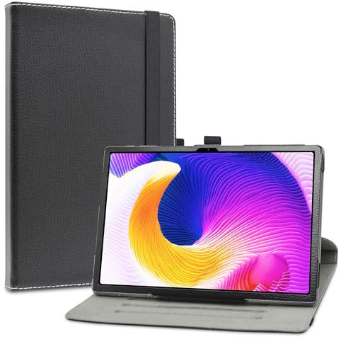 LiuShan Custodia per TECLAST T45HD Tablet,360 Gradi di Rotazione Custodia in Pelle PU con Supporto Caso per TECLAST T45HD Tablet 2023 Android Tablet 10,5 Pollici,Nero