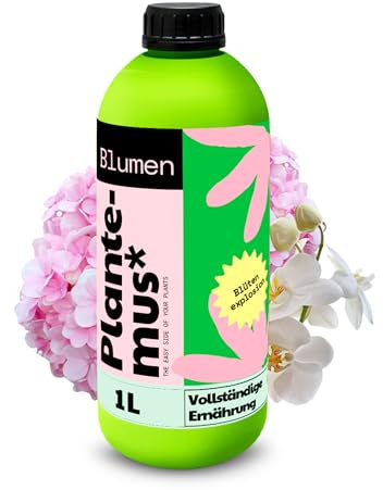 PLANTEMUS Fertilizante Orquídeas, Hortensias, Geranios y todo tipo de Plantas con Flor. Abono Líquido para una Floración Vistosa y Abundante (1 L)