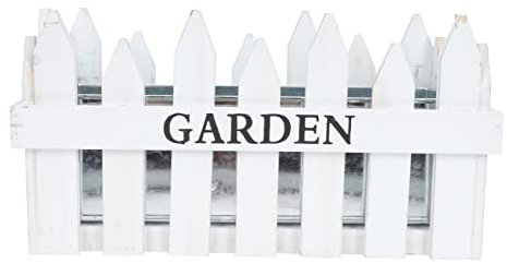 POPETPOP 1stück Nordic Style Holzzaun Blumentopf Rechteckiger Pflanztopf Für Hausdekoration Langlebig Und Atmungsaktiv Für Pflanzenarrangements