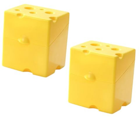 Genérico Caja de Queso para Refrigerador Contenedor Hermético para Guardar Queso Caja de Conservación para Refrigerador