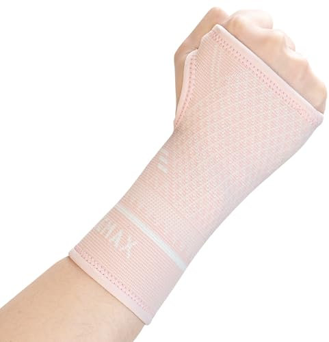 INDEEMAX 1 Paar Kupfer Handgelenkbandage, Handgelenk Bandagen mit Daumenschlaufe für Deman und Männer, Bandage Handgelenk für Linderung von Karpaltunnel, Arthritis und Anderen Schmerzen