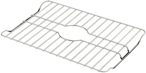 SunnyPoint Griglia di protezione per lavello in acciaio inossidabile 304, griglia antiruggine per fondo del lavello della cucina, prevenzione graffi, supporto per drenaggio – Adatto per lavelli 44,5 x