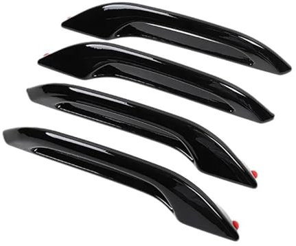 QPRPWHZI For Tesla For Model 3 Y Door Handle Handle Sticker Cover Car Modification Door Handle 4 Pieces Car Styling Accessories Exterior Door Handle Decorative Shell (Color : 4pcs Bright black)