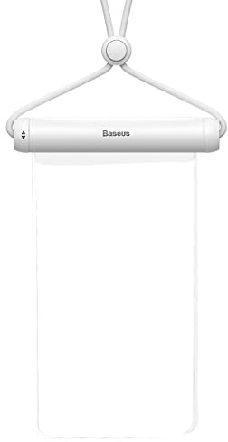 Baseus AquaGlide wasserdichte Handytasche, IPX8, wasserdicht, mit Hals- und Handgelenkstreifen, für iPhone 15, 14, 13, 12 Pro Max, Samsung Galaxy S24 Ultra und Smartphones bis zu 18,3 cm (7,2 Zoll)
