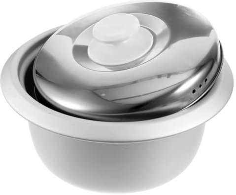 Cabilock Olla Interior Arrocera Eléctrica Olla de Hierro Reutilizable Cocina Antiadherente 1.8L de Cocina