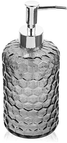 TINEASUR Shampoospender Aus Glas 500 Ml Nachfüllbare Pumpflasche Mit Stabiler Pumpe Für Badezimmer Küchen Bpa Freies Material Flacher Boden Für Festen Stand