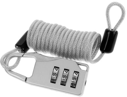 JECOMPRIS Sicherheitskabel Für Gepäck Verstellbares Zahlenschloss Aus Stahl Für Koffer Reisetaschen Und Outdoor Ausrüstung Ideal Für Reisen Und Schutz Ihrer Wertgegenstände