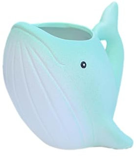 Joli pot de fleurs de jardin, pot de fleurs pour intérieur, pot créatif en céramique avec baleine, pot de fleurs en forme de baleine, pot de fleurs d'air, boîte décorative pour animaux, pots de fleurs