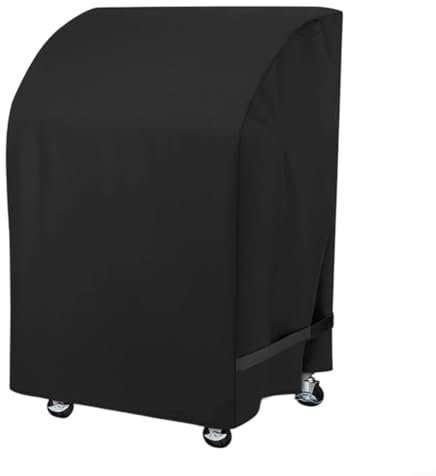 EpheyFIF 2 Burner BBQ Grill Cover for SunPatio, Heavy Duty Waterproof Outdoor Gas Barbecue Cover with Side Straps Storage Handles Weather Resistant for PROTECTION Black 76x66x110CM(76 * 66 * 110CM)